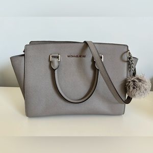 Michael Kors Staffiano Leather Selma Tote